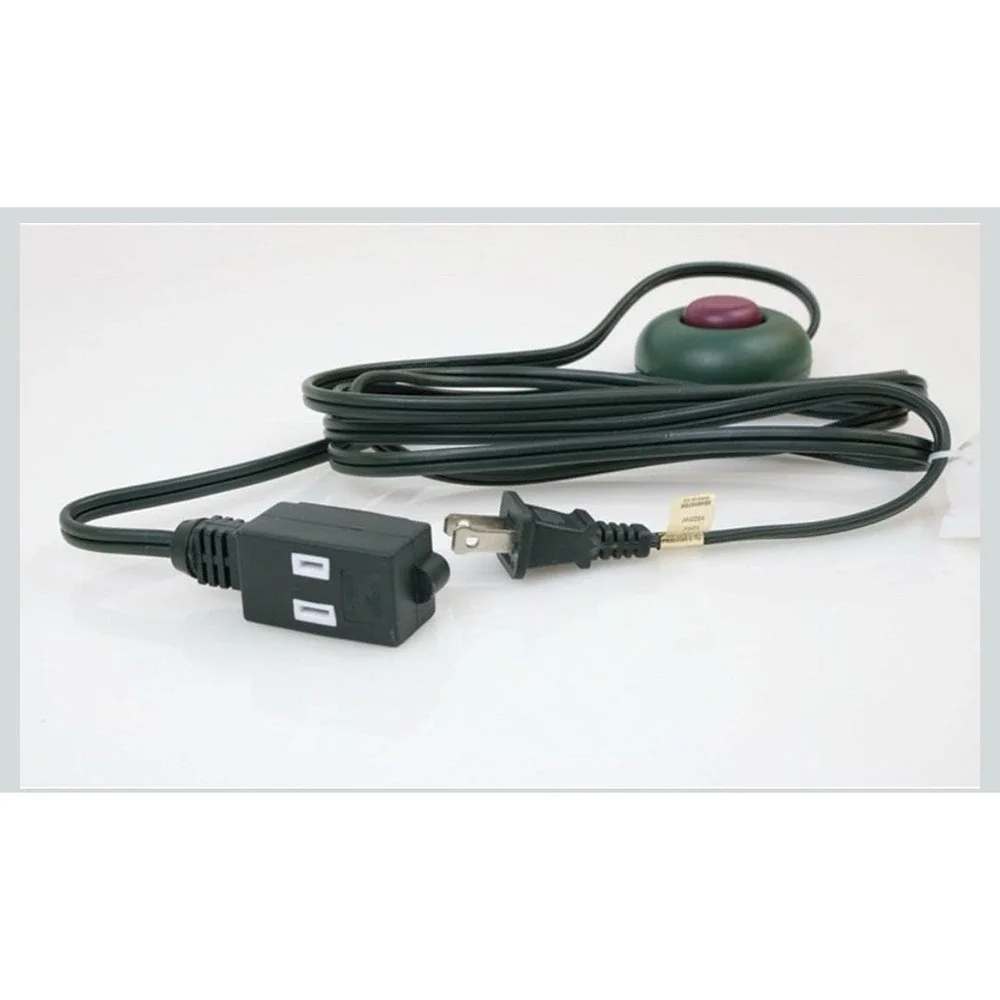 NEW Indoor 9Ft Extension Cord W/On/Off Foot Switch Christmas Tree Switch 2-Prong